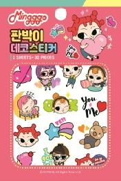 밍꼬발랄 판박이 데코스티커